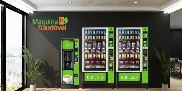 Imagem ilustrativa de Comodato vending machine de alimentos saudáveis