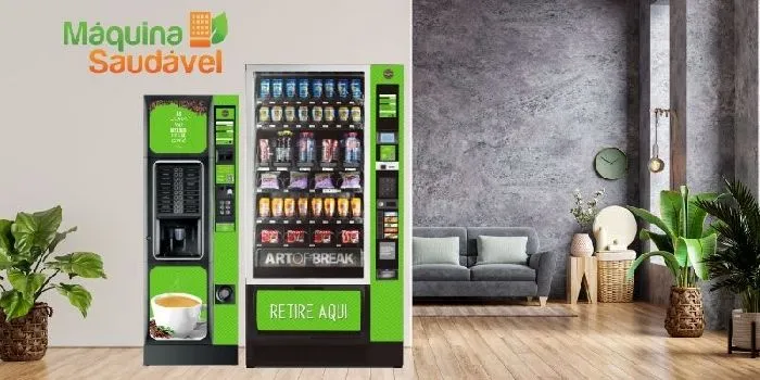 Imagem ilustrativa de Locação e comodato de vending machine de alimentos saudáveis